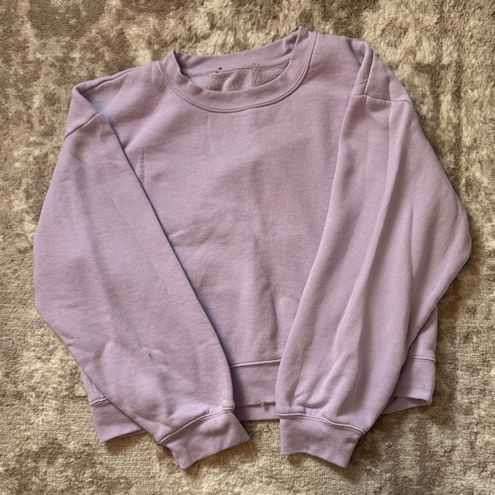 Lavender Crewneck Sweatshirt